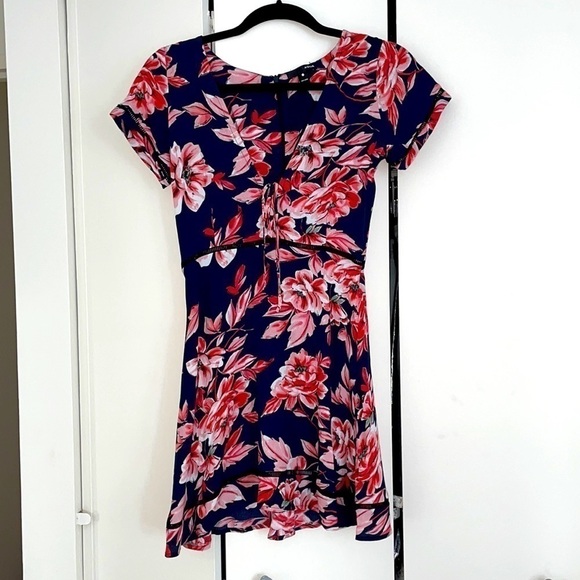 Aqua Dresses & Skirts - Floral Dress